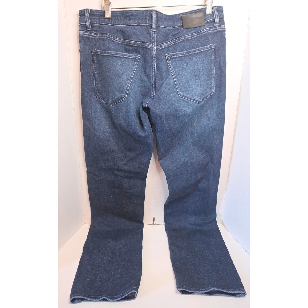 BOSS Hugo Boss Responsible Stretch Jeans Dark Wash Straight Leg Denim Blue - Picture 4 of 10